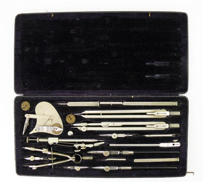 Готовальня &quot;E O Richter &amp; Co Chemnitz&quot;. Германия. Первая половина XX века