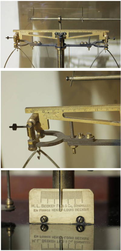 Лабораторные весы "H.L. Becker Fils & Cc, Bruxell". H.L. Becker (Генри Луис Беккер). Западная Европа. Конец XIX - начало XX вв..