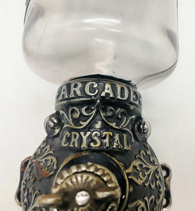 Кофемолка настенная "Arcade Crystal". США, XIX век