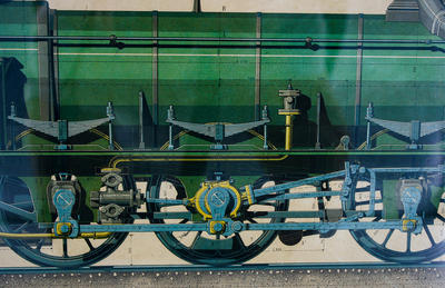 Литография "Локомотив". Париж, 1865 г.