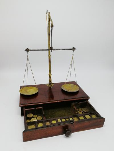 Весы дорожные. Англия, конец XIX - начало XX века