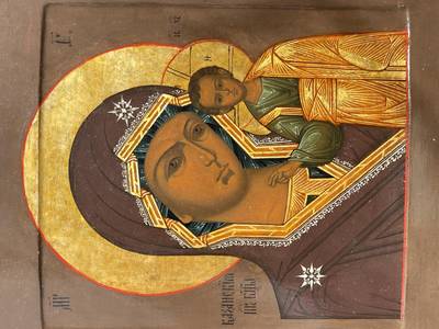 Икона &quot;Богоматерь Казанская&quot;. Москва, XIX век