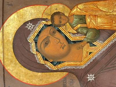 Икона &quot;Богоматерь Казанская&quot;. Москва, XIX век