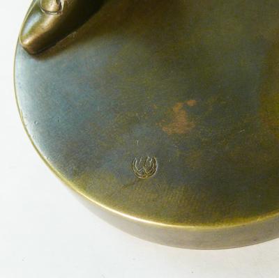 Статуэтка "Девушка с тростью". "Венская бронза". Клеймо.