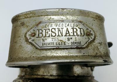 Автомобильный фонарь фирмы "Besnard". Франция, конец XIX века