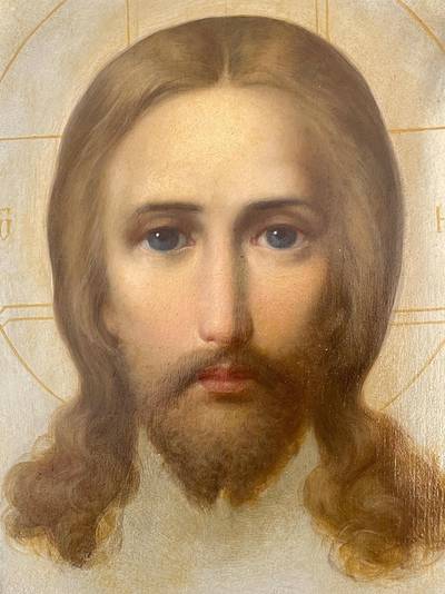 Икона &quot;Спас нерукотворный&quot;. Центральная Россия, конец XIX века