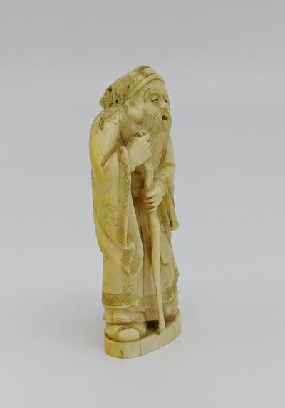 Окимоно "Дзюродзин". Япония конец 19 - начало 20 века. В хорошей сохранности. Подпись автора.