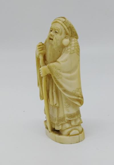 Окимоно "Дзюродзин". Япония конец 19 - начало 20 века. В хорошей сохранности. Подпись автора.