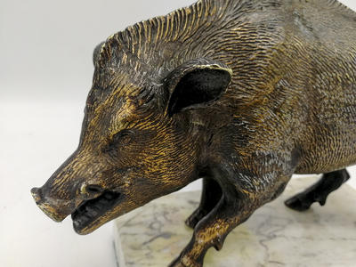 Скульптура "Кабан". Западная Европа, первая половина XX века