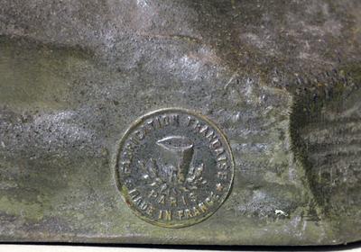 Скульптура "Овчарки". Франция. Подпись "L.CARVIN". Начало XX века.