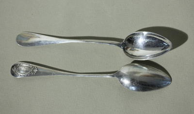 Набор чайных ложек. Серебро 800° Голландия. Конец XIX века.